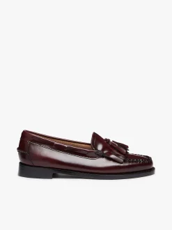 Weejuns Esther Kiltie Tassel Loafers Wine Leather