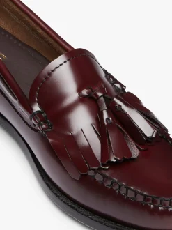 Weejuns Esther Kiltie Tassel Loafers Wine Leather