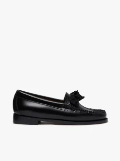 Weejuns Flora Penny Loafers Black Leather