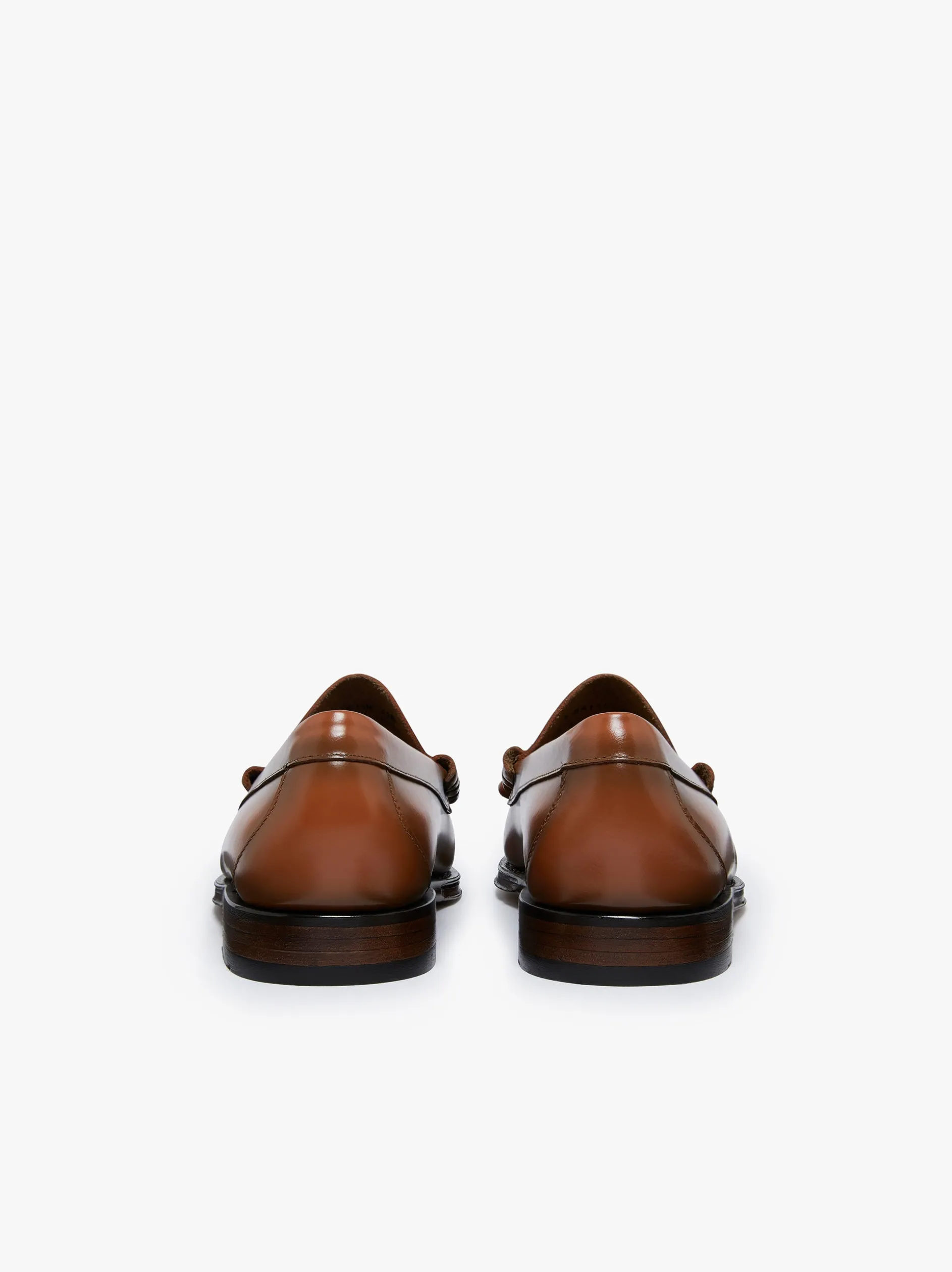 Weejuns Heritage Larson Penny Loafers Bombay Brown Leather