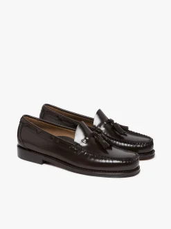 Weejuns Larkin Tassel Loafers Chocolate leather with leather sole