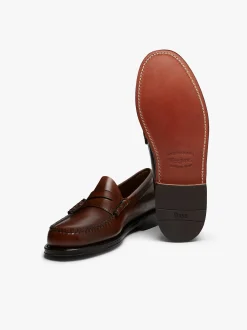 Weejuns Larson Penny Loafers Brown Leather