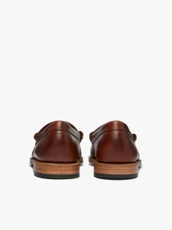 Weejuns Larson Penny Loafers Brown Leather