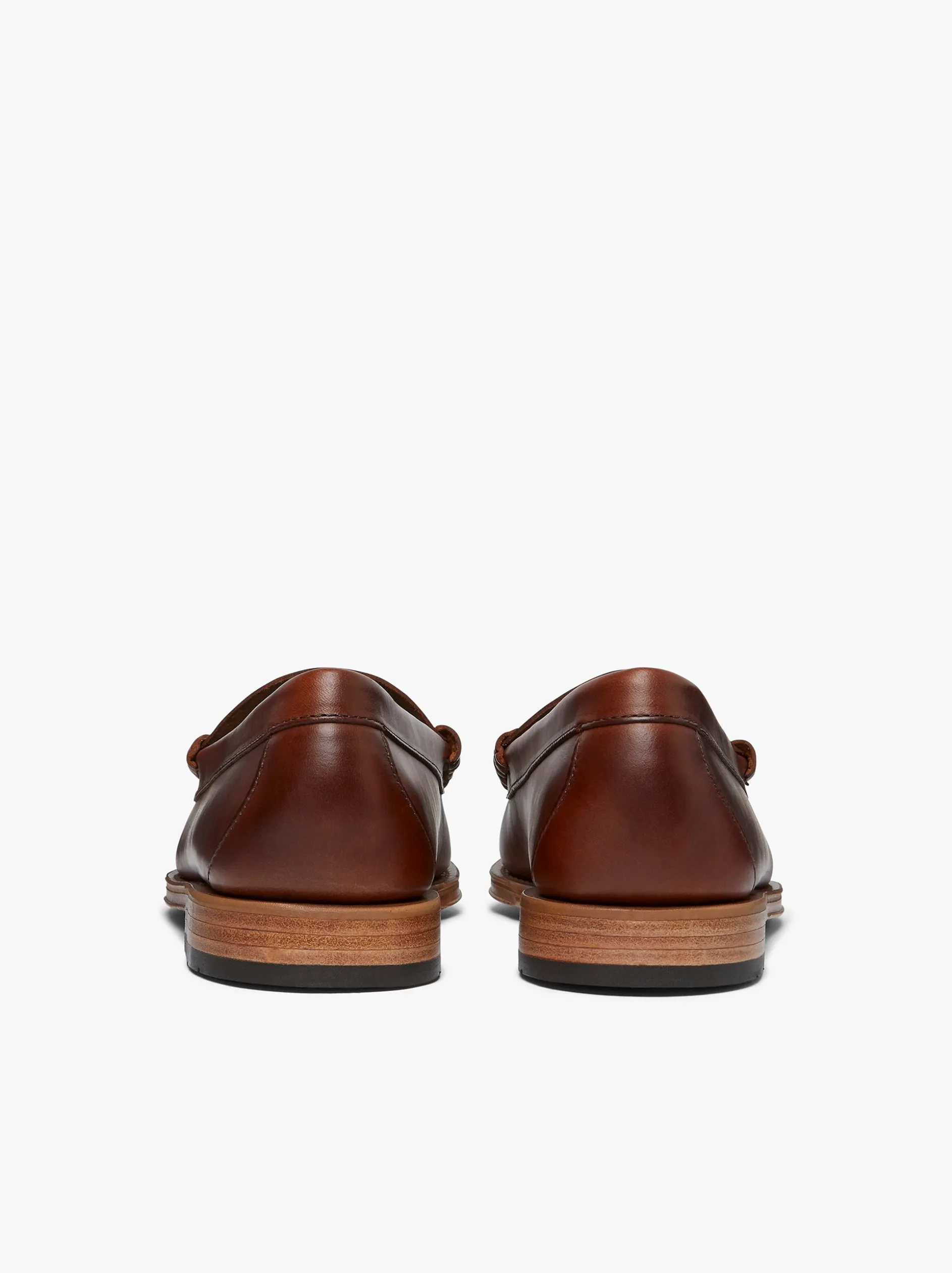 Weejuns Larson Penny Loafers Brown Leather