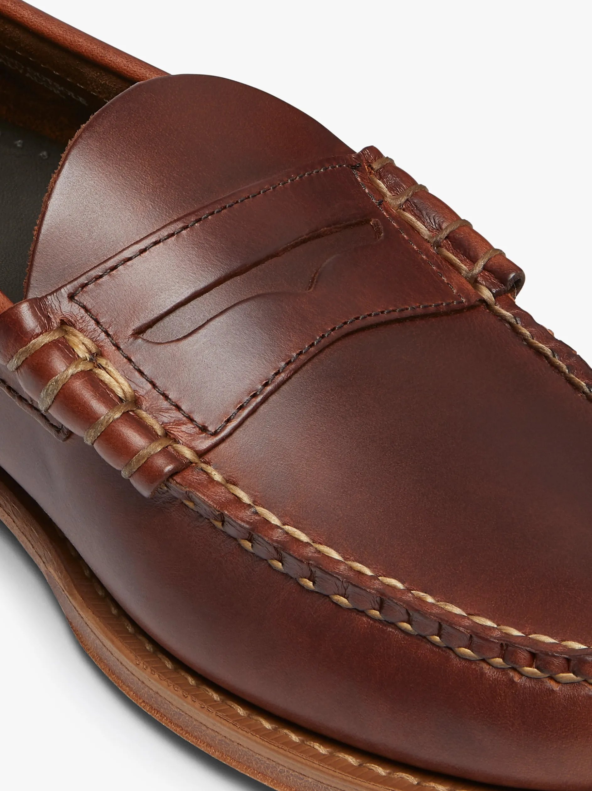 Weejuns Larson Penny Loafers Brown Leather