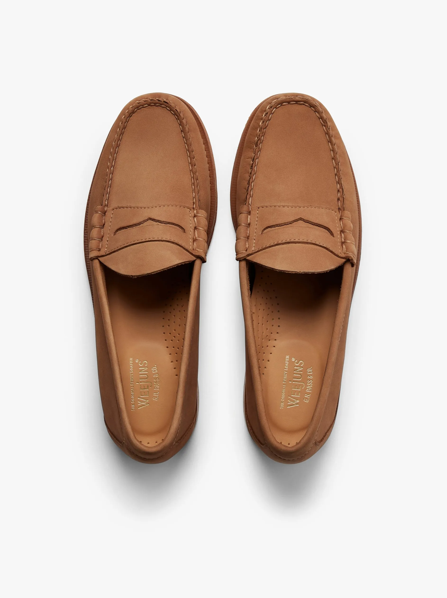 Weejuns Larson Penny Loafers Earth Nubuck
