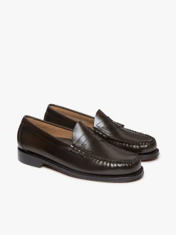 Weejuns Larson Penny Loafers Chocolate Leather
