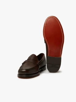 Weejuns Larson Penny Loafers Soft Chocolate Leather