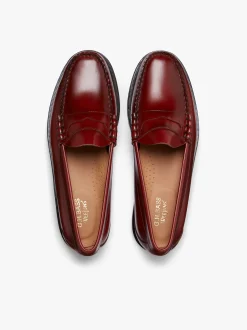 Weejuns Larson Penny Loafers Smoke Paprika Leather