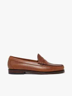 Weejuns Larson Penny Loafers Tan pull up leather