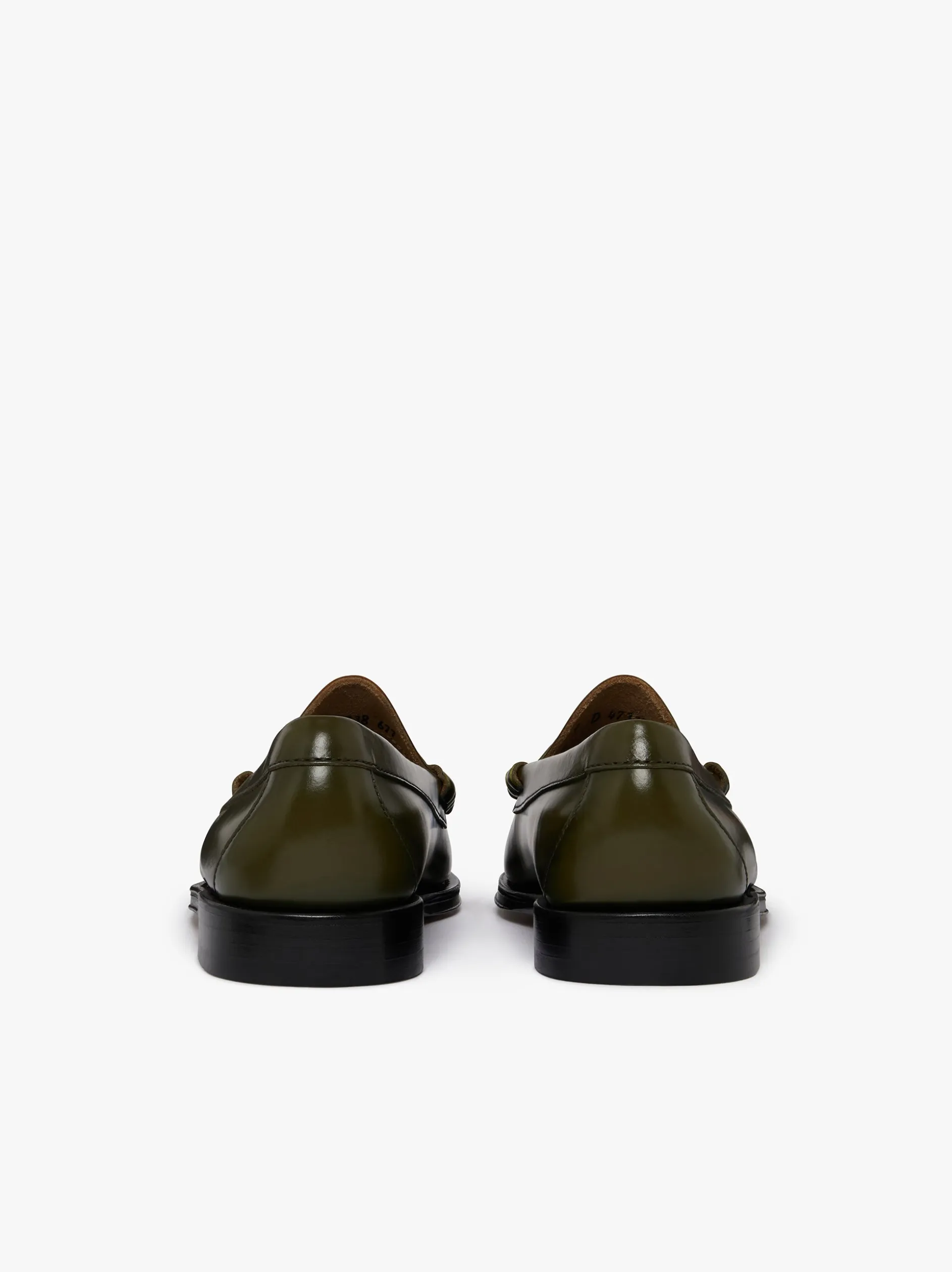 Weejuns Larson Penny Loafers Olive green leather