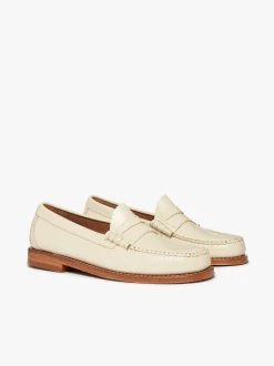 Weejuns Larson Penny Loafers Off white leather