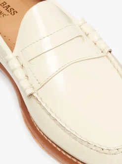 Weejuns Larson Penny Loafers Off white leather