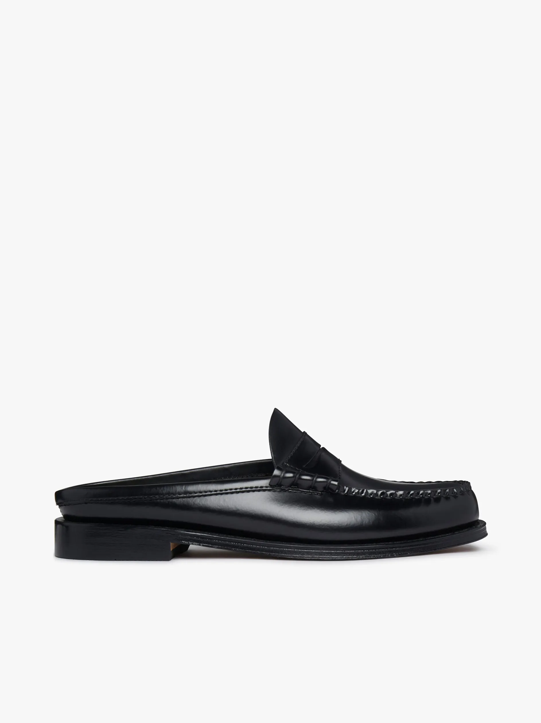 Weejuns Larson Penny Slides Black Leather