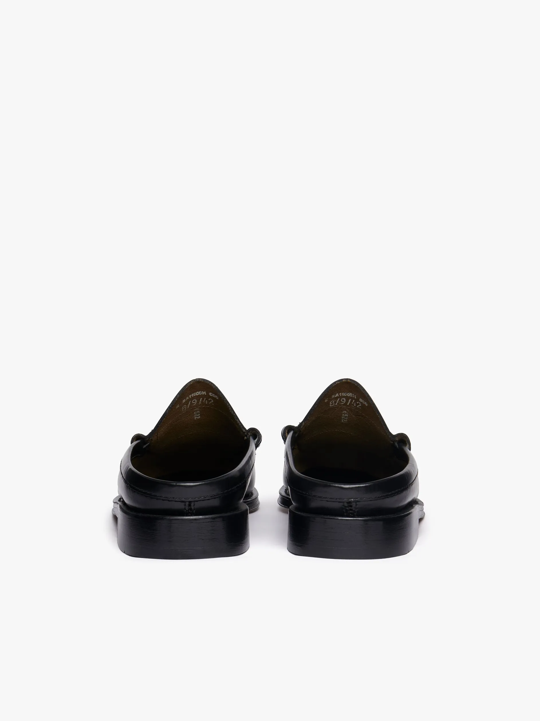Weejuns Larson Penny Slides Black Leather