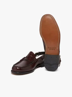 Weejuns Larson Penny Slingback Loafers wine