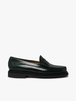 Weejuns Larson Step Penny Loafers Dark green leather