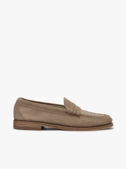 Weejuns Larson Weave Loafers Earth Suede