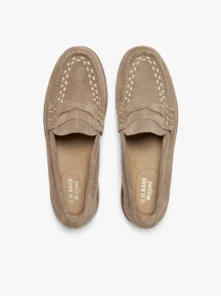 Weejuns Larson Weave Loafers Earth Suede