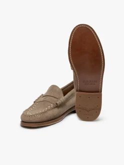 Weejuns Larson Weave Loafers Earth Suede