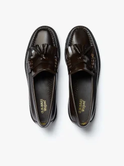 Weejuns Layton II Kiltie Lug Loafers Chocolate leather