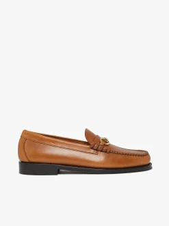 Weejuns Lincoln Penny Loafers Tan pull up leather