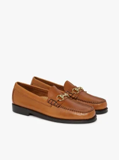 Weejuns Lincoln Penny Loafers Tan pull up leather
