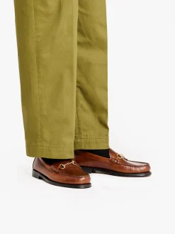 Weejuns Lincoln Penny Loafers Tan pull up leather