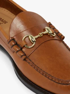 Weejuns Lincoln Penny Loafers Tan pull up leather