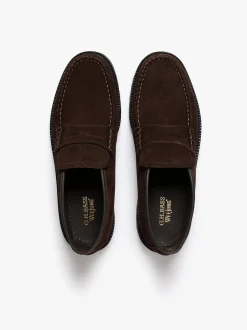 Weejuns Lug Boots Chocolate Suede