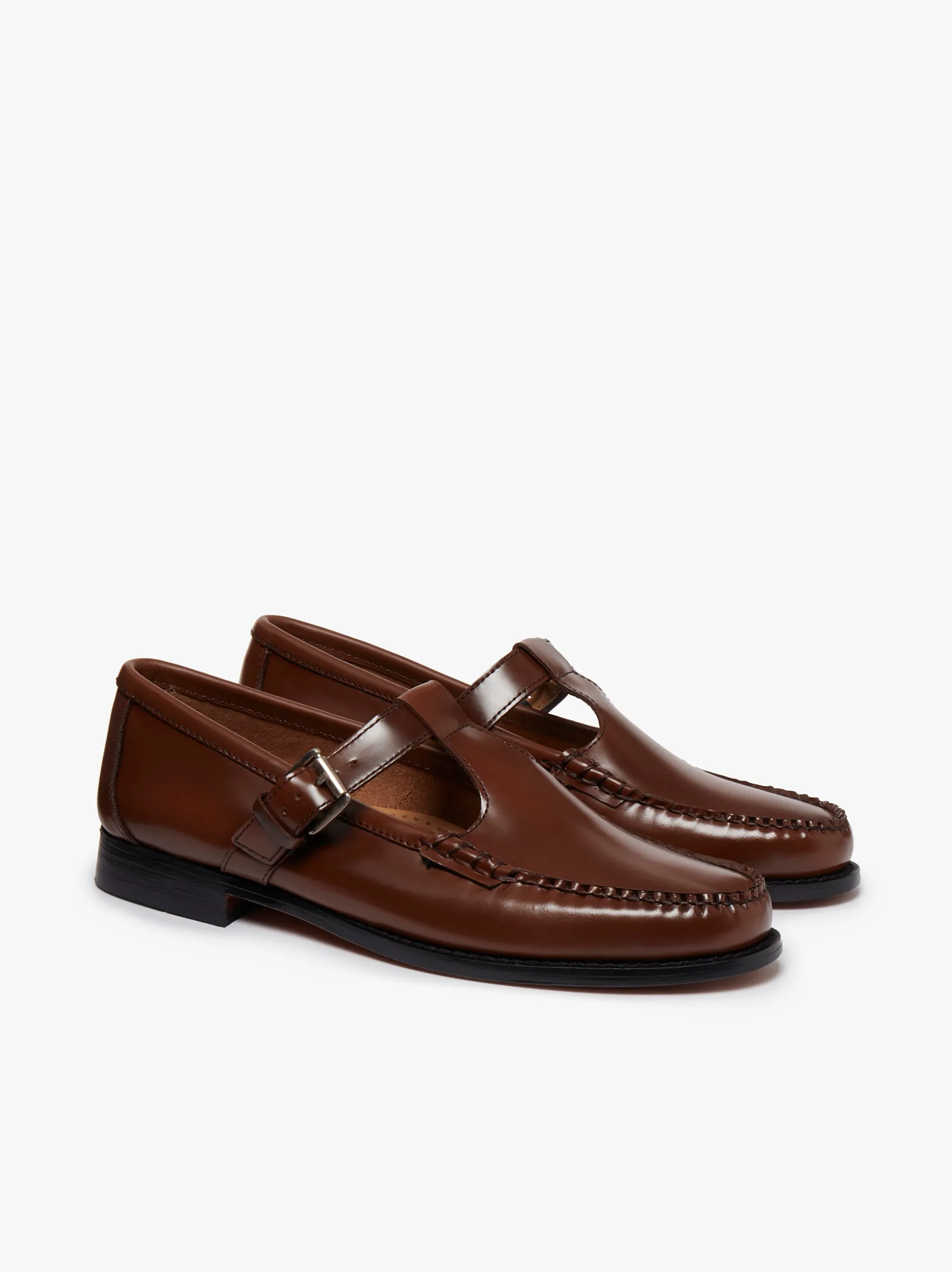 Weejuns Mary Janes Cognac Leather