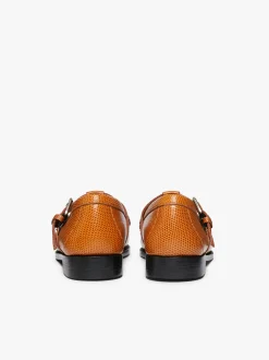 Weejuns Mary Janes Whiskey Leather