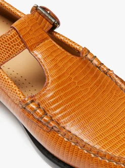 Weejuns Mary Janes Whiskey Leather