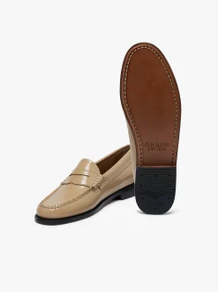Weejuns Penny Loafers Light Tan Leather