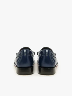 Weejuns Penny Loafers Navy Leather