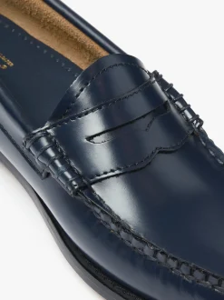 Weejuns Penny Loafers Navy Leather