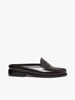 Weejuns Penny Slides Chocolate Leather