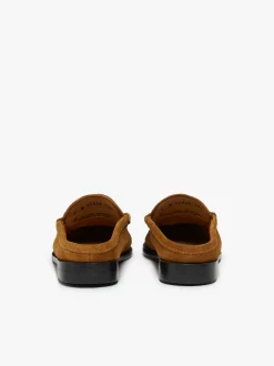 Weejuns Penny Slides Mid brown suede