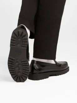 Weejuns 90s Larson Penny Loafers Black Leather