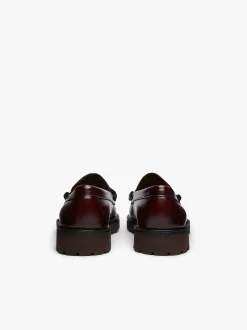Weejuns 90s Larson Penny Loafers Wine Leather