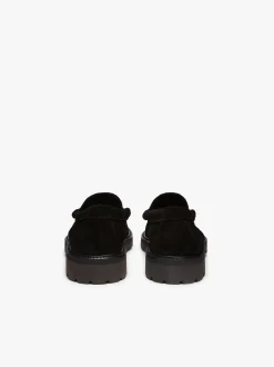 Weejuns 90s Larson Penny Loafers Black Suede