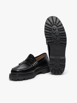 Weejuns 90s Larson Penny Loafers Black Leather