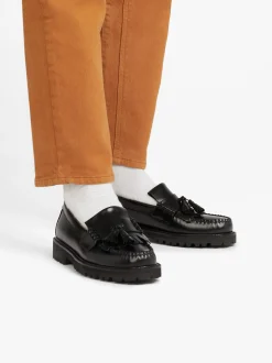 Weejuns 90s Layton II Kiltie Loafers Black Leather