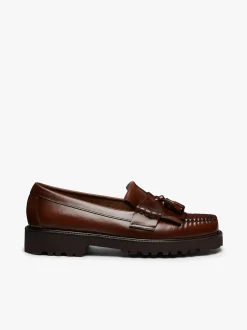 Weejuns 90s Layton II Kiltie Loafers Brown Leather