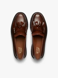 Weejuns 90s Layton II Kiltie Loafers Brown Leather