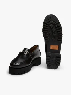 Weejuns 90s Lianna Horsebit Loafers Black Leather