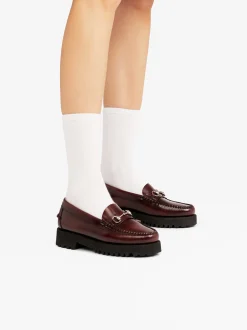 Weejuns 90s Lianna Horsebit Loafers Wine Leather