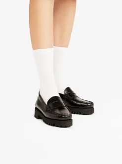 Weejuns 90s Penny Loafers Black Leather