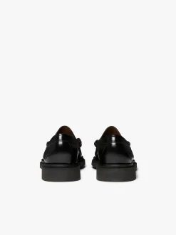 Weejuns Step Larson Penny Loafers Black Leather