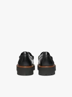 Weejuns Super Lug Whitney Penny Loafers Black Leather